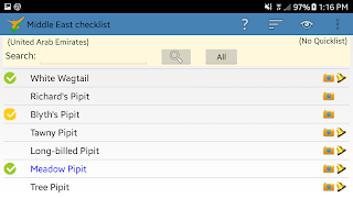 Middle East Birding Checklist screenshot 3