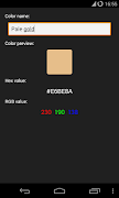 برنامه‌نما Color Translator عکس از صفحه