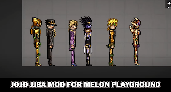 Jojo-JJBA Mod For Melon постер