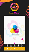 برنامه‌نما 3D Logo Maker عکس از صفحه