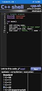 C/C++ compiler скриншот 2