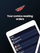 برنامه‌نما Redwing: Comic Reading Orders عکس از صفحه