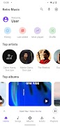 برنامه‌نما Retro Music Player عکس از صفحه