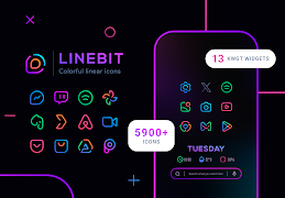 Linebit Icon Pack โปสเตอร์