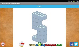 Alphabet with building bricks स्क्रीनशॉट 4