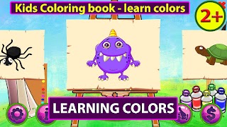 Kids Coloring book learn color स्क्रीनशॉट 1