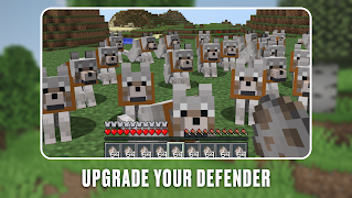 Minecraft Wolf Armor - Mod/App Plakat