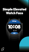 Simple Elevated Watch Face 海報