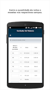Contador - Cédulas e Moedas ảnh chụp màn hình 1