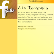 Fonts Pairings || PairPerfect screenshot 1