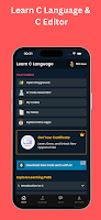 Learn C Language & C Editor Cartaz