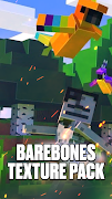 Barebones texture pack الملصق