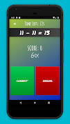 Quick Math IQ Test Game screenshot 1