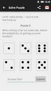 Probability Math Puzzles captura de pantalla 5