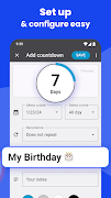Countdown Widget・Countdown app 截图 2