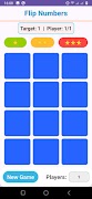 Flip Numbers Memory Game скриншот 4