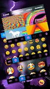 Tema Keyboard Wolf Lightning imagem de tela 3