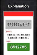 Math Tricks - Easy Math imagem de tela 3