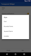 Transparent Widget स्क्रीनशॉट 4