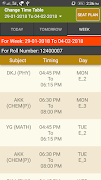 Student Time Table capture d'écran 3