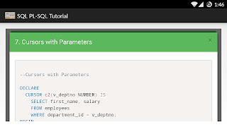 SQL and PL-SQL Tutorial 스크린샷 6