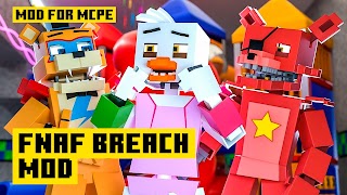 FNaF Breach Mod for Minecraft plakat