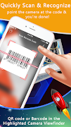 برنامه‌نما QR code Reader عکس از صفحه