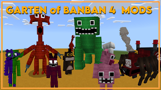 Mod Garten of Banban 4 MCPE ảnh chụp màn hình 5