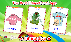 پوستر Clothes Flashcards Games