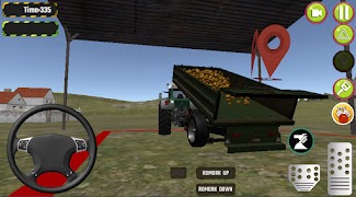 برنامه‌نما Riding a Tractor Simulator عکس از صفحه