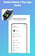 Redmi Watch 2 lite App Guide ภาพหน้าจอ 3