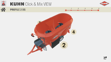 KUHN Click & Mix VIEW imagem de tela 3