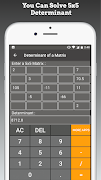 Matrix Determinant Calculator ảnh chụp màn hình 2