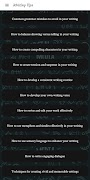 Writing Tips Cartaz
