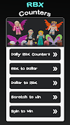 RBX Pro : Get Rbux Counters 포스터