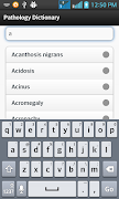 Pathology Dictionary اسکرین شاٹ 1