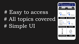Python 3 Tutorial App ภาพหน้าจอ 1