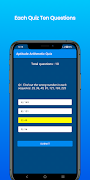 برنامه‌نما Arithmetic Aptitude Quiz عکس از صفحه