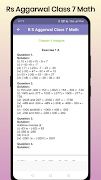 Rs Aggrawal Class 7 Math स्क्रीनशॉट 6