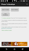 Phone Address-Book to Envelope скриншот 4