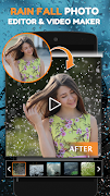 Poster Editor di foto Fall Rain & Video Maker