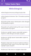 PYTHON-3 YAZILIM ÖĞREN スクリーンショット 2