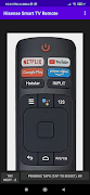 برنامه‌نما Hisense Smart Tv Remote عکس از صفحه