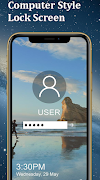 Computer Style Lock Screen Pro पोस्टर