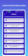 Class 8 Social Science Notes تصوير الشاشة 1