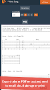 Guitar Notepad - Tab Editor اسکرین شاٹ 4