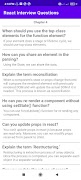React Interview Questions capture d'écran 1