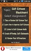 Self-Esteem Blackboard poster