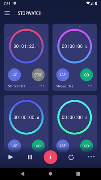 برنامه‌نما Multi Stopwatch عکس از صفحه