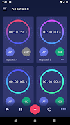 Multi Stopwatch screenshot 1